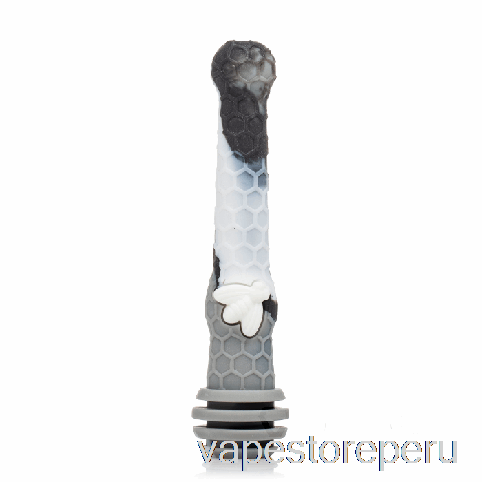 Vape Sin Nicotina Peru Stratus Honey Cazo Silicona Dab Paja Mármol Gris (negro / Gris / Blanco)